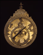 Astrolabe. Brass, Iran, ca. AD 1700, Purchased in Aleppo, Syria, 1920. OIM A4091.