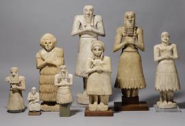 Sumerian Worshipper Figurines
