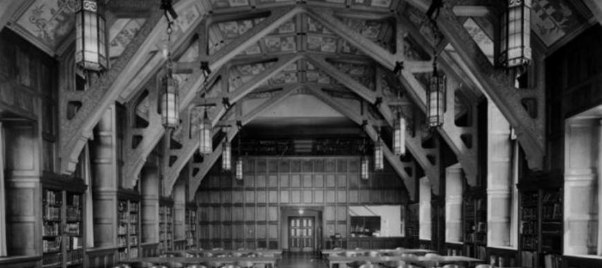 Research Archives Reading Room, viewing north (1931)