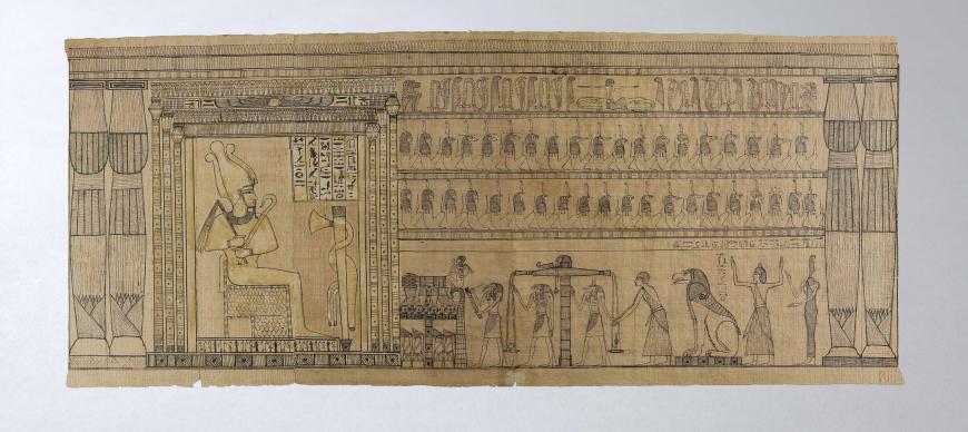 The Judgement of Ireturu before Osiris