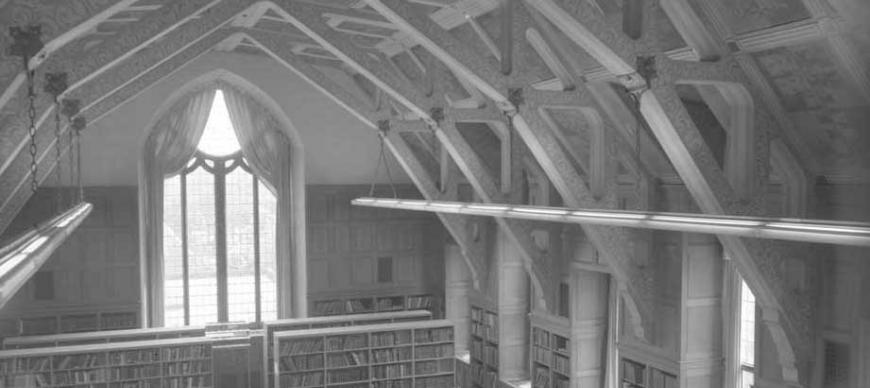 Research Archives Reading Room, viewing south (circa 1970s)
