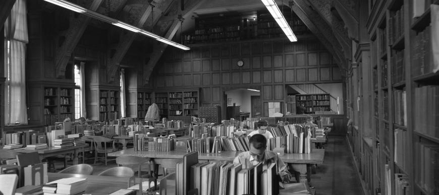 Research Archives Reading Room, viewing north (1963)