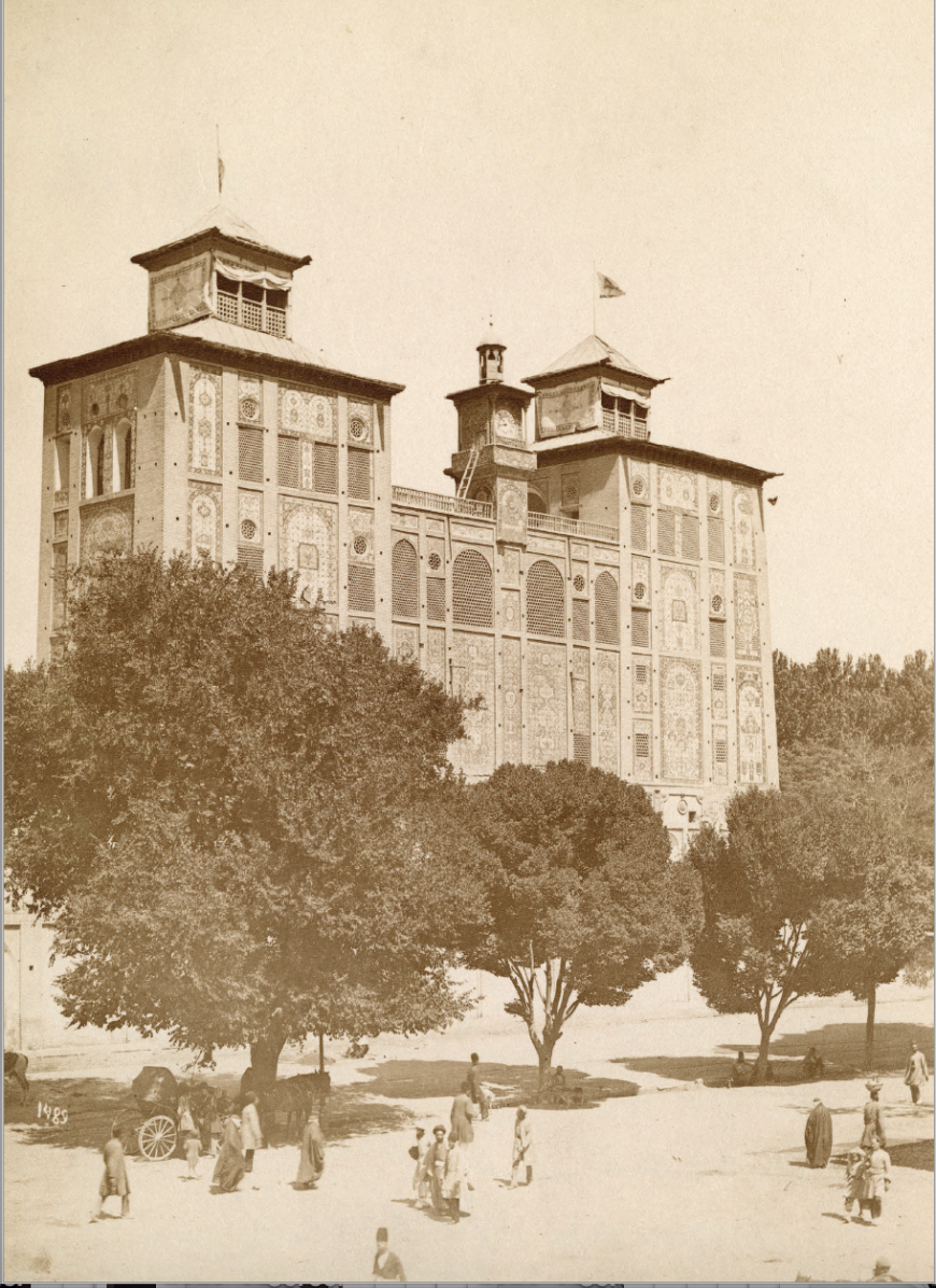 Clock tower of Golestan Palace in Tehran P. 1114 : N. 23650_0.png