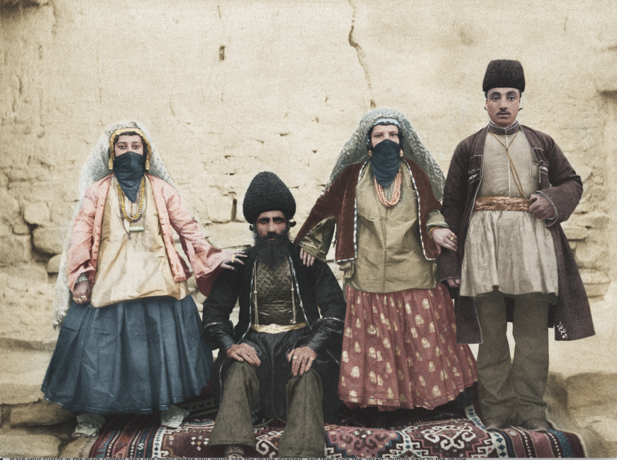 Modern colorization of the original print Jewish or members of a southern tribe P. 1214 : N. 24532_0.png