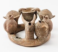 OIM A18835, baked clay, Kernos ring, Megiddo, Isreal
