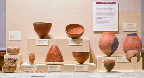 A-Group Pottery Display Case