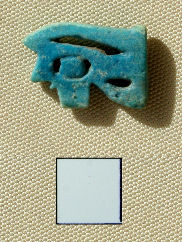 Wedjat-eye amulet of the Napatan Period from Al-Widay I (photo #6535)