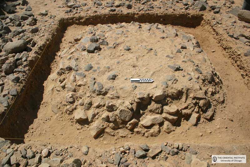 View of one of the Kerma Period graves